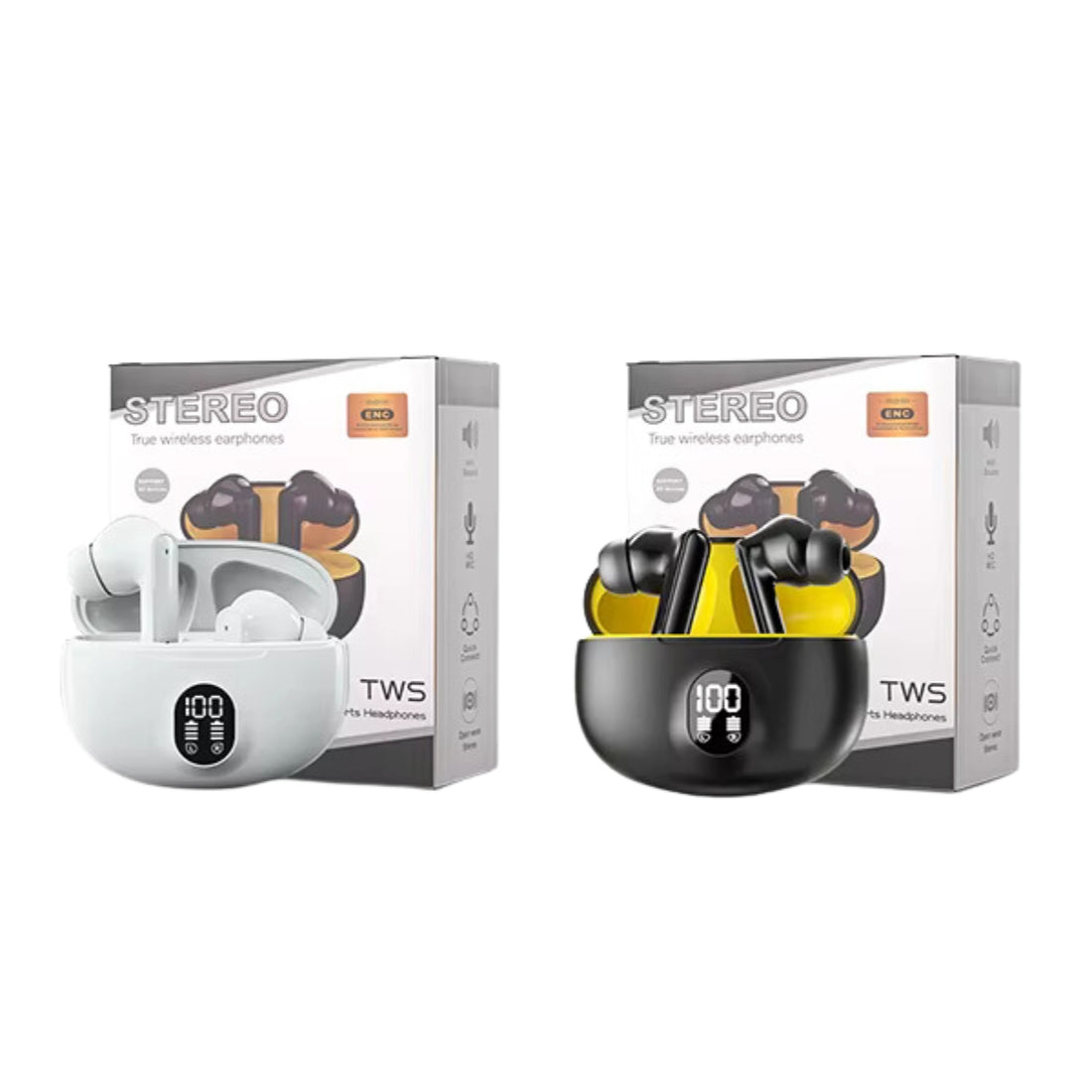 STEREO TWS Wireless Earbuds – HD Sound